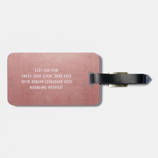 Funny Personalisiert Pilot Geschenkreise Lover Pin Gepäckanhänger (Rückseite horizontal)