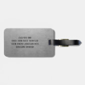 Funny Personalisiert Pilot Gift Lover Gepäckanhänger (Rückseite horizontal)