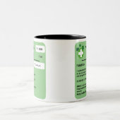 Funny Personalisiert Prescription Tee Zweifarbige Tasse (Mittel)