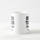 Funny Personalisiert Remüde Lehrerin Tasse (Mittel)