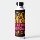 Funny Personalisiert Schwangerancy Neon Trinkflasche (Links)