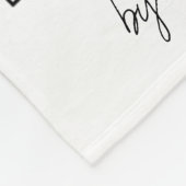 Funny Personalisiert Schwarz-weiß Crossword Puzzle Fleecedecke (Ecke)