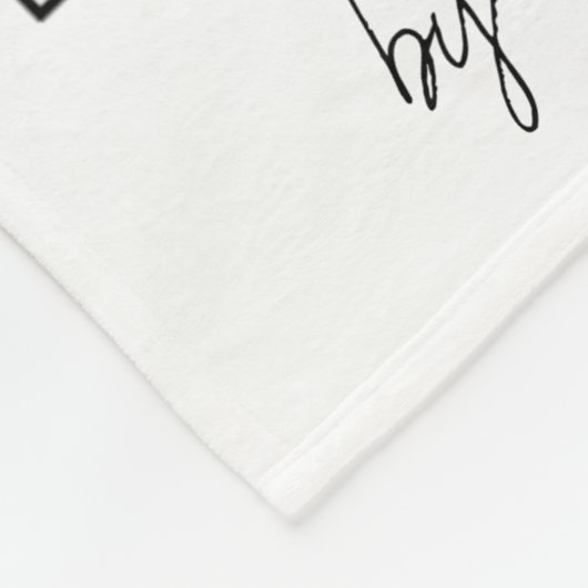 Funny Personalisiert Schwarz-weiß Crossword Puzzle Fleecedecke (Ecke)