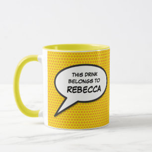 Funny Personalisiert Speech Bubble Tasse