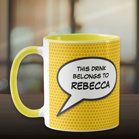 Funny Personalisiert Speech Bubble Tasse
