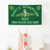 Funny personalisiert Sr Patrick's Day. Banner (Insitu)