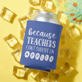 Funny Personalisiert Teacher Geschenk, weil Geträn Dosenkühler