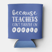 Funny Personalisiert Teacher Geschenk, weil Geträn Dosenkühler (Vorderseite)