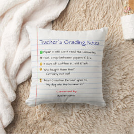 Funny Personalisiert Teacher Pillow - Einstufungsh Kissen