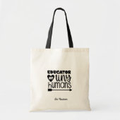 Funny personalisiert Teacher's Geschenk Tragetasche (Vorne)