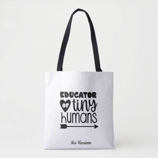 Funny personalisiert Teacher's gift Tote Bag Tasche (Vorderseite)