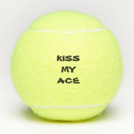 Funny Personalisiert text Kiss My Ace Tennisbälle