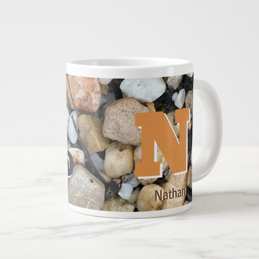 Funny Personalisiert Tough Typ Statement Jumbo-Tasse (Vorderseite Rechts)