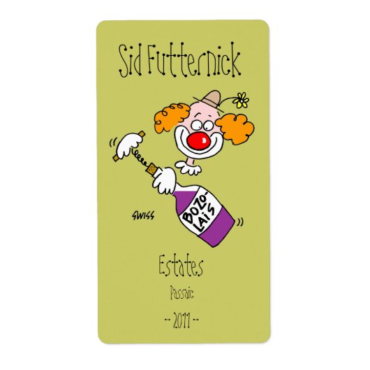 Funny Personalisiert Wine Labels (Vorne)