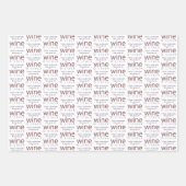 Funny Personalisiert Wine O'clock Geschenkpapier Set (Vorderseite 2)
