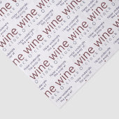 Funny Personalisiert Wine O'clock Seidenpapier (Detail)