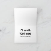Funny Personalisiert "Your Mama" Geburtstagskarte Karte (Innenseite)