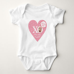 Funny Personalisierte Baby Gesichtsbaby Train Pin Strampler