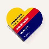 Funny Personalisierte ERINNERUNGEN MENOPAUSE MOMEN Notizblock (Vorderseite)