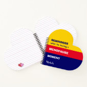Funny Personalisierte ERINNERUNGEN MENOPAUSE MOMEN Notizblock (Innenseite)