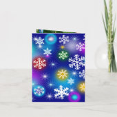 Funny personalisierter Weihnachtshüte Foto im Loch Einladung (Rückseite)