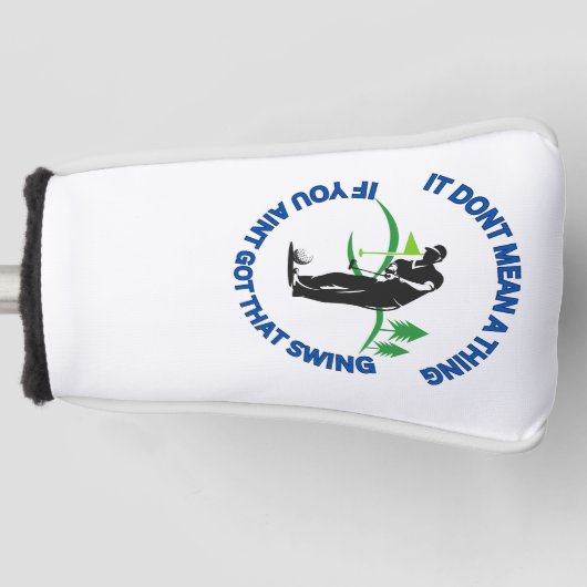 Funny Personalizable Golf Putter Cover for Men Headcover (Vorderseite)
