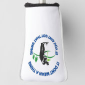 Funny Personalizable Golf Putter Cover for Men Headcover (Rotieren 90)