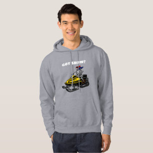 Funny Personalize Snowmobile Skeletter Hoodie