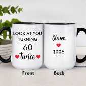 Funny Personalized 60th Birthday Tasse