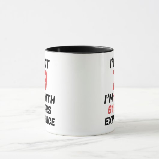Funny Personalized 79th Birthday Experience Tasse (Zentrum)
