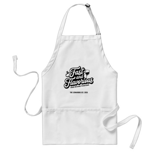 Funny Personalized Couple's Apron Schürze (Vorne)