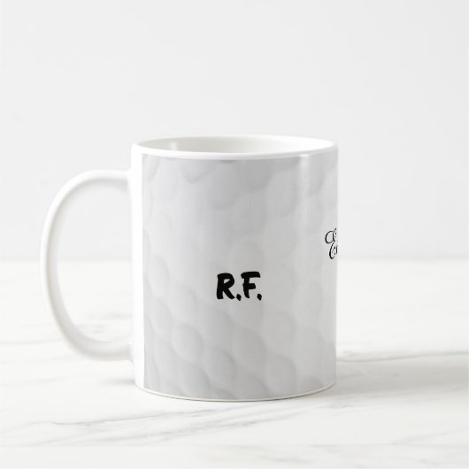 Funny Personalized Entitled 1 Initial Golf Name Kaffeetasse (Links)