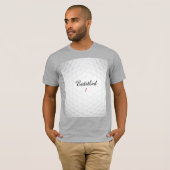 Funny Personalized Entitled 1 Initial Golf Name T-Shirt (Vorne ganz)