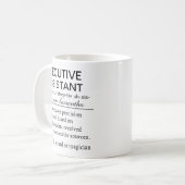 Funny Personalized Executive Assistant Definition  Kaffeetasse (Vorderseite Links)