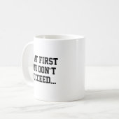 Funny Personalized Football Coach Custom Sports Kaffeetasse (Vorderseite Links)