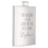 Funny Personalized from Bestie Cool Modern Flachmann (Rechts)