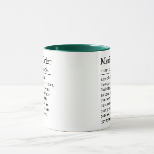Funny Personalized Medical Coder Definition  Tasse (Zentrum)