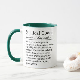 Funny Personalized Medical Coder Definition  Tasse