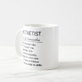 Funny Personalized Prosthetist Definition Kaffeetasse (Vorderseite Links)