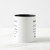 Funny Personalized Superintendent Definition Tasse (Zentrum)