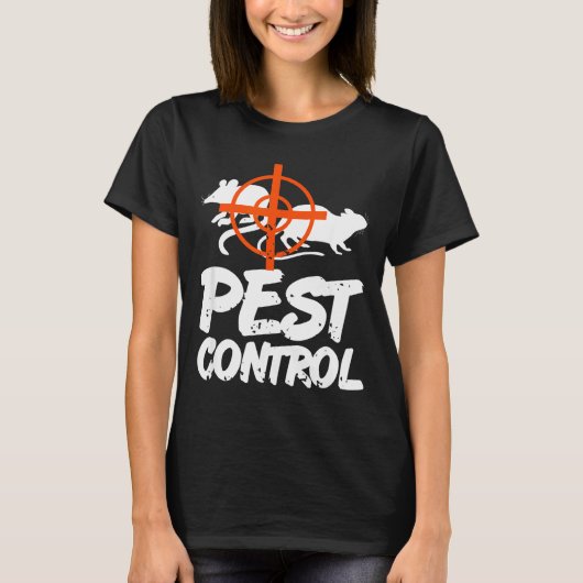 Funny Pest Control Humor For Rat Hunters & Tra T-Shirt (Vorderseite)