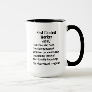Funny Pest Kontrolle Worker Definition Geschenke Tasse