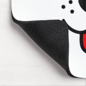 Funny Pet Animal Hund Welpe Happy Emoticon Gesicht Mousepad (Ecke)