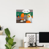Funny Pet Cockatiel Quarantäne Dies ist eine schön Poster (Heimbüro)