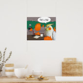 Funny Pet Cockatiel Quarantäne Dies ist eine schön Poster (Küche)