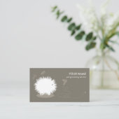 Funny pet grooming Business Card Visitenkarte (Stehend Vorderseite)