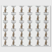 Funny Pet Groundhog Geschenkpapier (Flach)