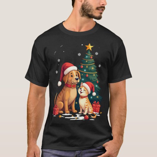 Funny Pet Lover Holiday T-Shirt (Vorderseite)