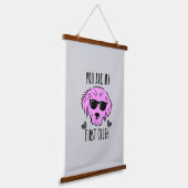 Funny Pet Lover Print Wandteppich Mit Holzrahmen (Gewinkelt)