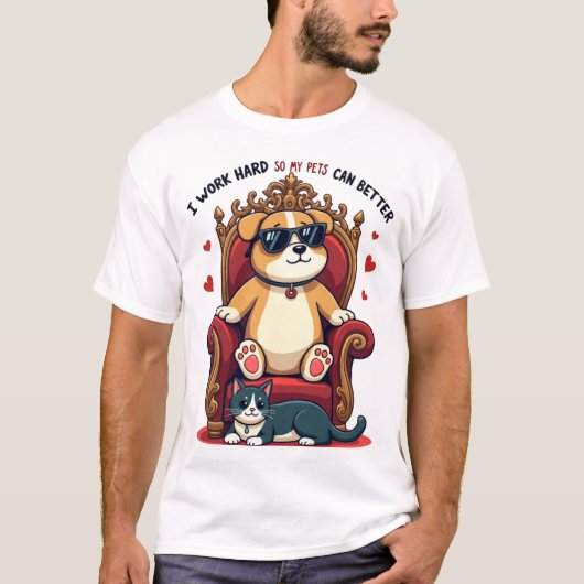 Funny Pet Lover T-Shirt (Vorderseite)